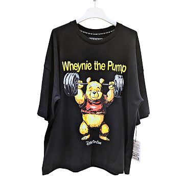 Мужская футболка oversize с принтом "Wheynie The Pump", XS-L