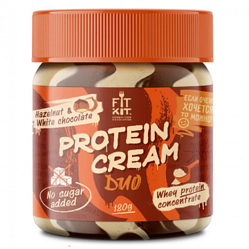 Шоколадная паста с фундуком Fit Kit Protein cream DUO, 180 гр.