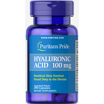 Гиалуроновая кислота Puritan's Pride Hyaluronic Acid, 30 капс.